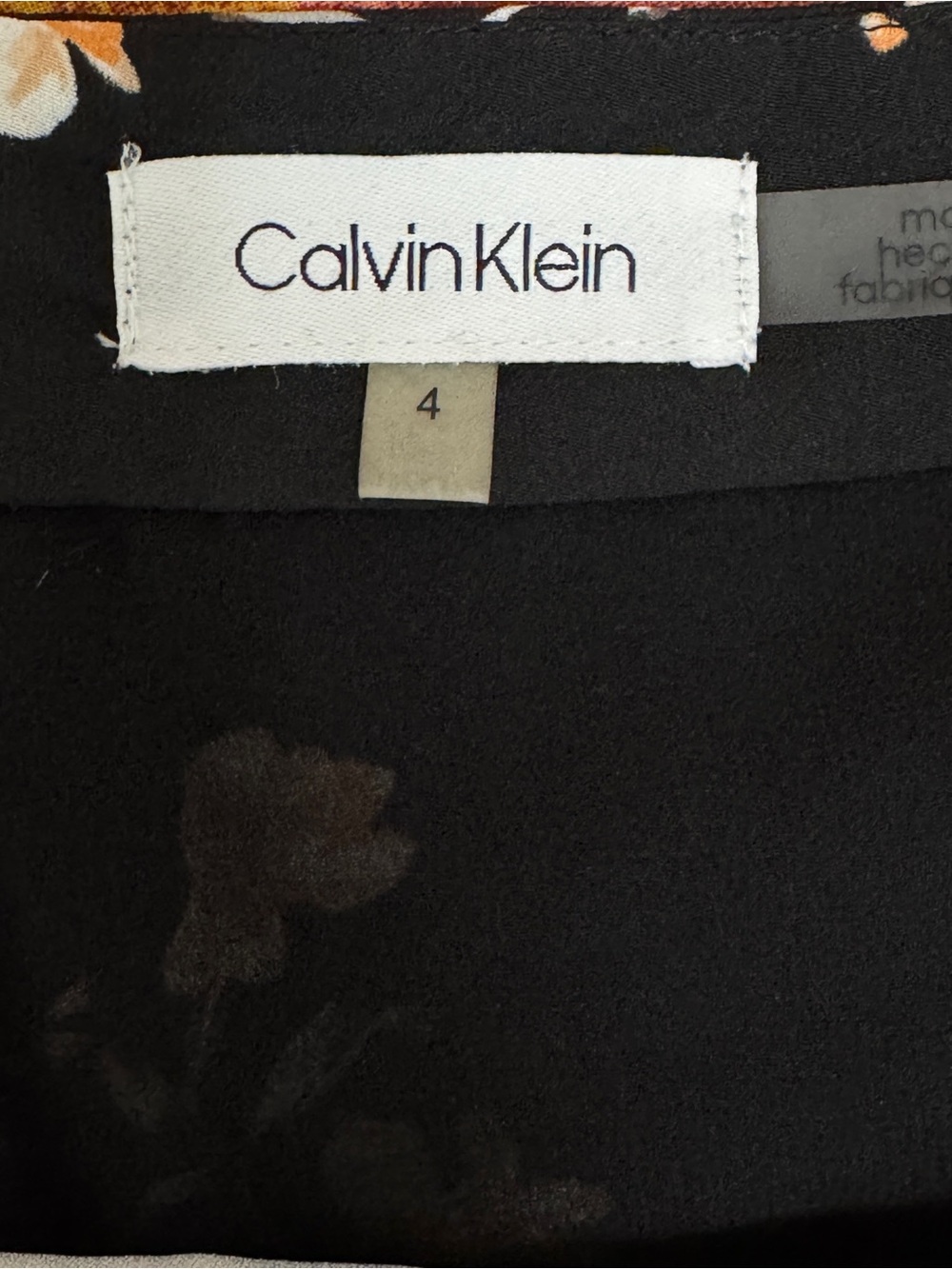Calvin Klein Asymmetrical Patchwork Midi Skirt - Picture 4 of 6